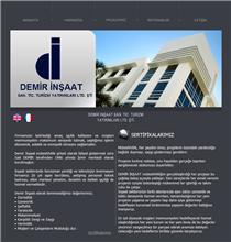 Demir İnşaat Web sitesi