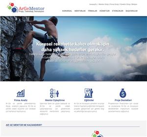 Arge Mentor web tasarımı