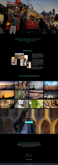Fotoğrafçı Web Tasarımı